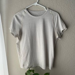 Outdoor Voices Dove Grey Eco Mesh Top!